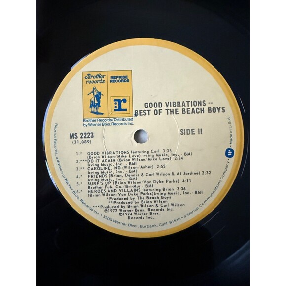 Good Vibrations Best Of The Beach Boys / 15 Big Ones LP Lot VG+ Cleaned - Picture 7 of 11